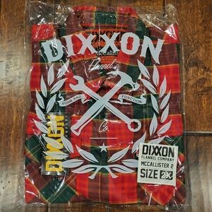 BNIB Dixxon Mens Flannel "MCCALISTER 2"